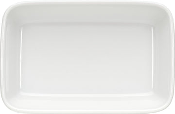 White Rectangular Dish 7.2" x 4.8" x 3.1" 16.6 oz Bauhaus & B1100 by Bauscher