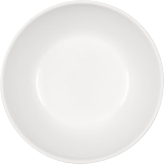 White Bowl 5.5" dia. x 2.1" 15.9 oz Flat Bottom by Bauscher