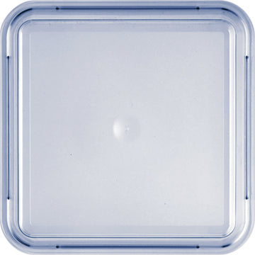 Transparent Blue High Lid 7.2" x 7.2" x 2.0" Lids by Bauscher