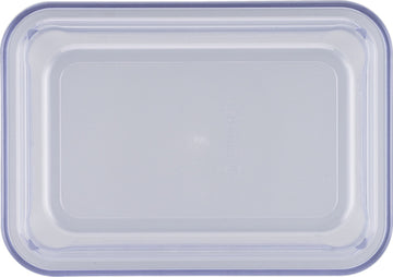 Transparent Blue High Lid 6.6" x 4.7" x 2.1" Lids by Bauscher