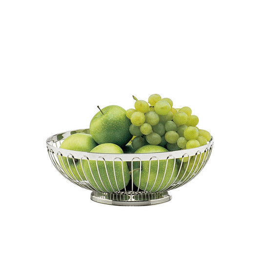 Fruit Basket 8" dia. x 3.3" Neutral by Hepp
