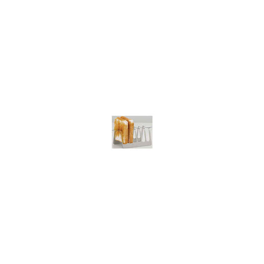 Toast rack 6.4" x 3.3" x 2.4" Neutral Silverplate by Hepp
