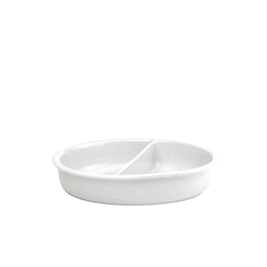 Porcelain insert 13.1" dia. x 2.1" 92 oz Neutral by Hepp