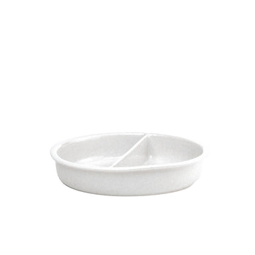 Porcelain insert 13.1" dia. x 2.1" 92 oz Neutral by Hepp