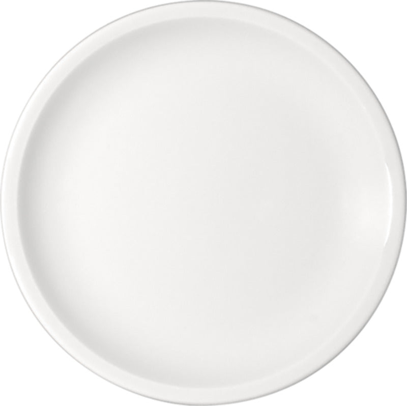 White Flat Coupe Plate 6.6
