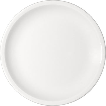 White Flat Coupe Plate 7.5" dia. x 0.8" Modulus by Bauscher