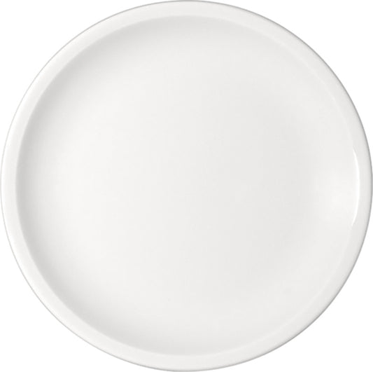 White Flat Coupe Plate 8.2" dia. x 0.9" Modulus by Bauscher
