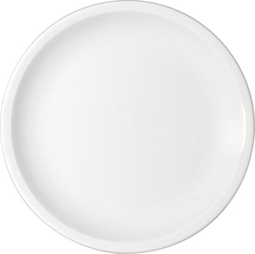 White Flat Coupe Plate 8.2" dia. x 0.9" Modulus by Bauscher