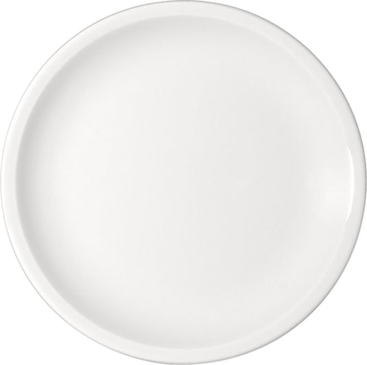 White Flat Coupe Plate 9.4" dia. x 1" Modulus by Bauscher