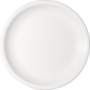 White Flat Coupe Plate 9.4" dia. x 1" Modulus by Bauscher
