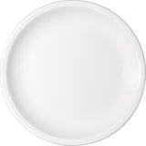 White Flat Coupe Plate 10.6