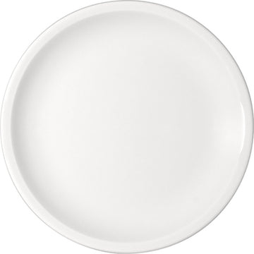 White Flat Coupe Plate 10.6" dia. x 1.1" Modulus by Bauscher