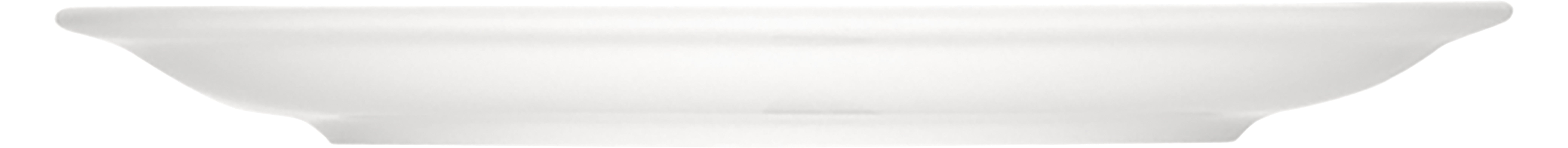 White Flat Coupe Plate 10.6