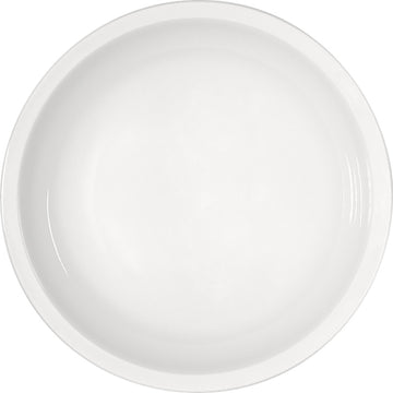 White Deep Coupe Plate 8.2" dia. x 1.6" 21.3 oz Modulus by Bauscher