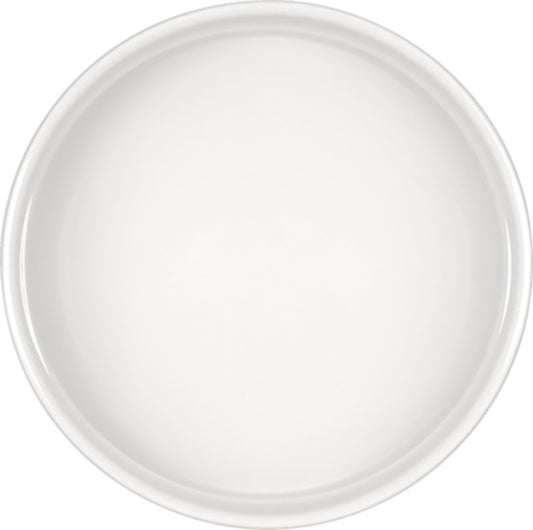 White Salad Dish 6.8" dia. x 2.1" 28.7 oz Modulus by Bauscher