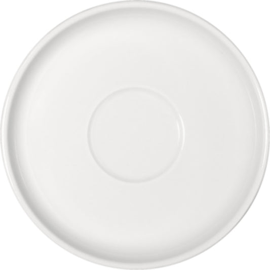 White Demitasse Saucer 4.7" dia. x 0.7" Modulus by Bauscher