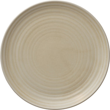 Flat Coupe Plate 10.2" dia. Country House Sand by Bauscher