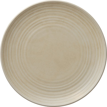 Flat Coupe Plate 11.1" dia. Country House Sand by Bauscher