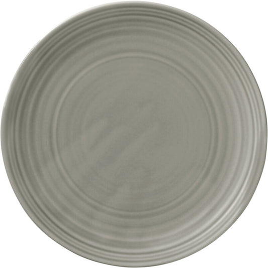 Flat Coupe Plate 9.1" dia. Country House  Grey by Bauscher
