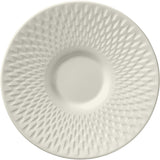 Combi saucer round relief 6.3in Purity Reflections by Bauscher