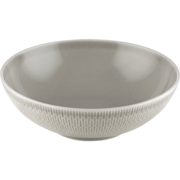 Glow Grey Bowl with Embossment 9.1" dia. Scope by Bauscher
