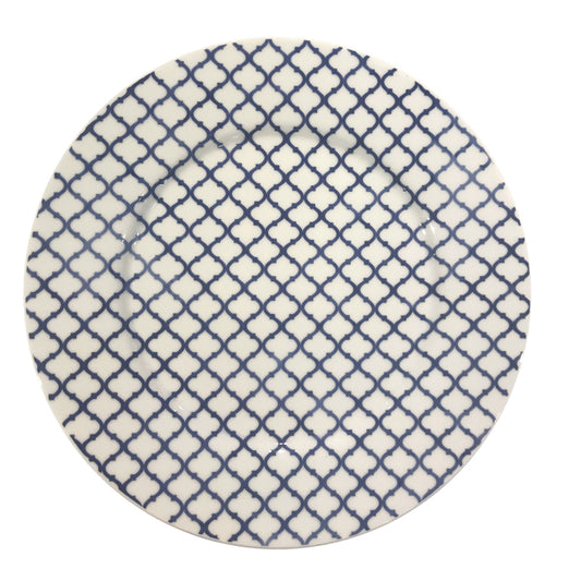 Flat Plate with Rim 8.8" dia. x 0.8" Meltemi by Bauscher