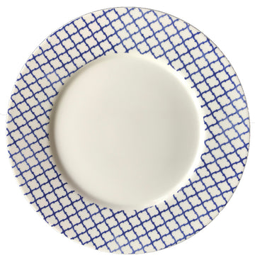 Flat Plate with Rim 9.4" dia. x 0.8" Meltemi by Bauscher