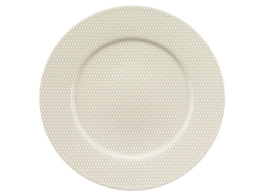 Flat Plate with Rim 12.4" dia. x 0.9" Finest Loom & Blooming Shades by Bauscher