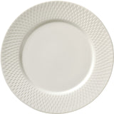 Flat Round Plate with Rim Relief 9.4