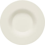 White Deep Plate With Rim 7.8