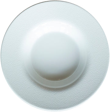 Deep Plate 9.4" Pearls Light, Dark, Grey, & Pink by Bauscher