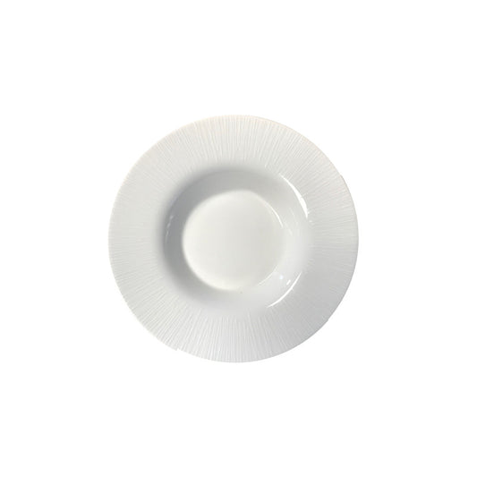 Deep Plate With Rim 11.3" dia. x 2.2" 16.9 oz Emanata by Bauscher