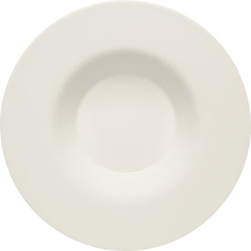 White Deep Plate With Rim 11.3" dia. x 2.2" 16.9 oz Purity by Bauscher