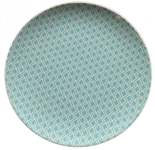 Flat Coupe Plate 8.2" dia. x 0.8" Fine Ornaments by Bauscher