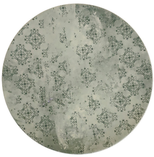 Flat Coupe Plate 8.2" dia. x 0.8" Vintage Tiles by Bauscher