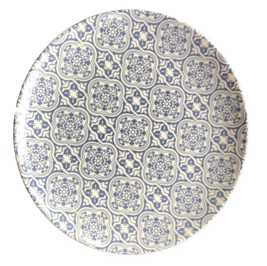 Flat Coupe Plate 9.4" dia. x 0.9" Meltemi by Bauscher