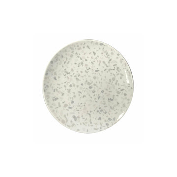 Flat Coupe Plate 9.4" dia. x 0.9" Terrazzo by Bauscher