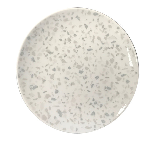Flat Coupe Plate 11.4" dia. x 1" Terrazzo by Bauscher