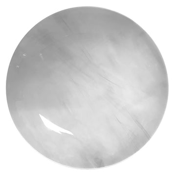 Deep Coupe Plate 9.4" dia. x 1.6" 33.8 oz Soft Grey & Natural by Bauscher