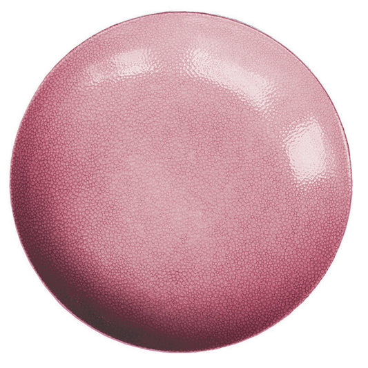 Deep Coupe Plate 9.4" dia. x 1.6" 33.8 oz Pearls Light, Dark, Grey, & Pink by Bauscher