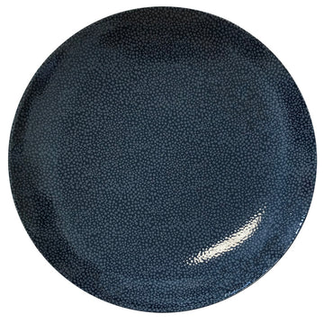 Deep Coupe Plate 11.4" dia. x 2" 59.2 oz Pearls Light, Dark, Grey, & Pink by Bauscher