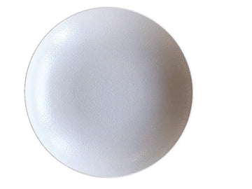 Deep Coupe Plate 11.4" dia. x 2" 59.2 oz Pearls Light, Dark, Grey, & Pink by Bauscher