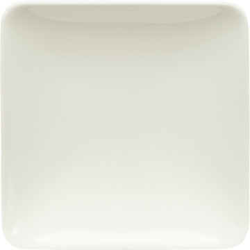 White Square Flat Coupe Plate 3.5" x 3.5" x 0.8" Purity by Bauscher
