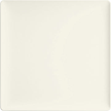 White Square Flat Coupe Plate 7.9" x 7.9" x 0.8" Purity by Bauscher