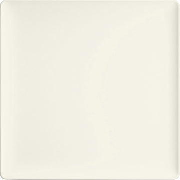 White Square Flat Coupe Plate 10.6" x 10.6" x 0.8" Purity by Bauscher