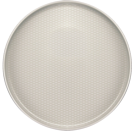Flat Coupe Plate 10.1" dia. x 0.9" Finest Loom & Blooming Shades by Bauscher
