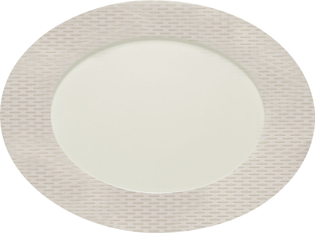 Oval Platter with Rim 9.4