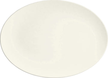 White Oval Coupe Platter 4.7" x 3.5" x 0.8" Purity by Bauscher