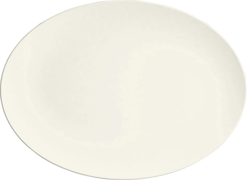 White Oval Coupe Platter 13