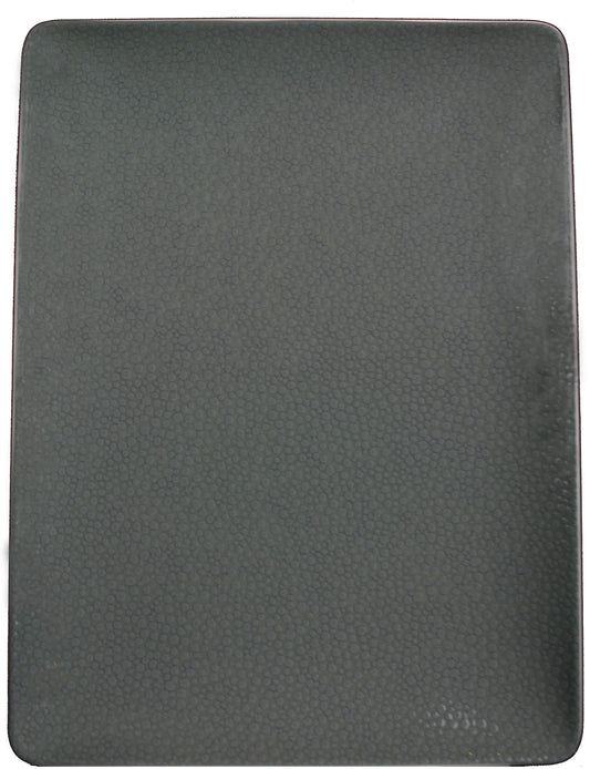 Rectangular Coupe Platter 7.9" x 5.9" x 0.8" Pearls Light, Dark, Grey, & Pink by Bauscher
